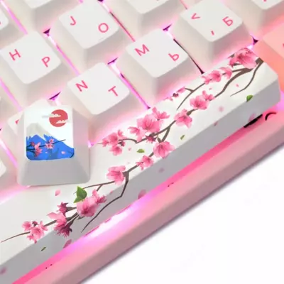 Mexanik klaviatura "Varmilo" VA87M Sakura, USB (Art. - VA87MC2P/PP88RA) Pushti/Oq