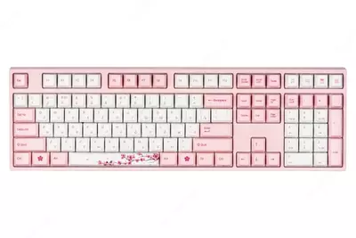Механическая Клавиатура "Varmilo" VA108M Sakura, USB (Арт. - VA108MC2P/WP88RA) Розовая/Белая
