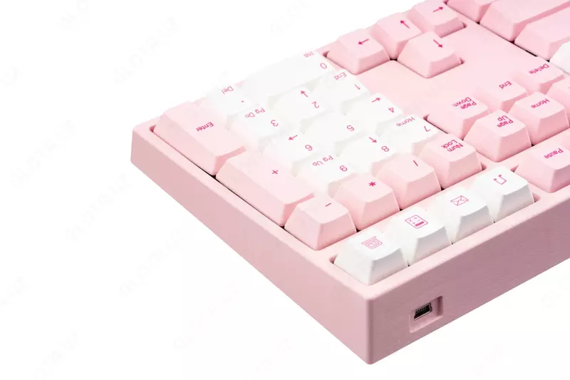 Механическая Клавиатура "Varmilo" VA108M Sakura, USB (Арт. - VA108MC2P/WP88RA) Розовая/Белая