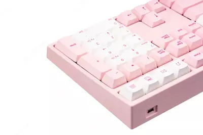 Механическая Клавиатура "Varmilo" VA108M Sakura, USB (Арт. - VA108MC2P/WP88RA) Розовая/Белая