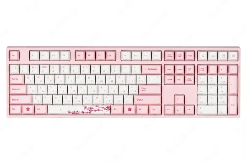 Механическая Клавиатура "Varmilo" VA108M Sakura, USB (Арт. - VA108MN2P/WP88RA) Розовая/Белая