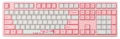 Mexanik klaviatura "Varmilo" VA108M Sakura, USB (Art. - VA108MR2P/WP88RA) Pushti/Oq