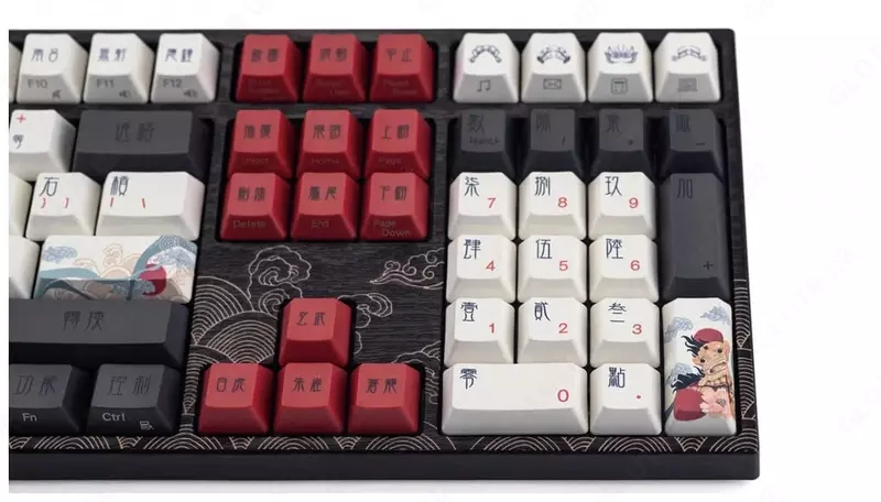 Mexanik o'yin klaviaturasi "Varmilo" MA108M V2 Pekin Operasi, USB (Art. - A36A028B0A3A01A025)