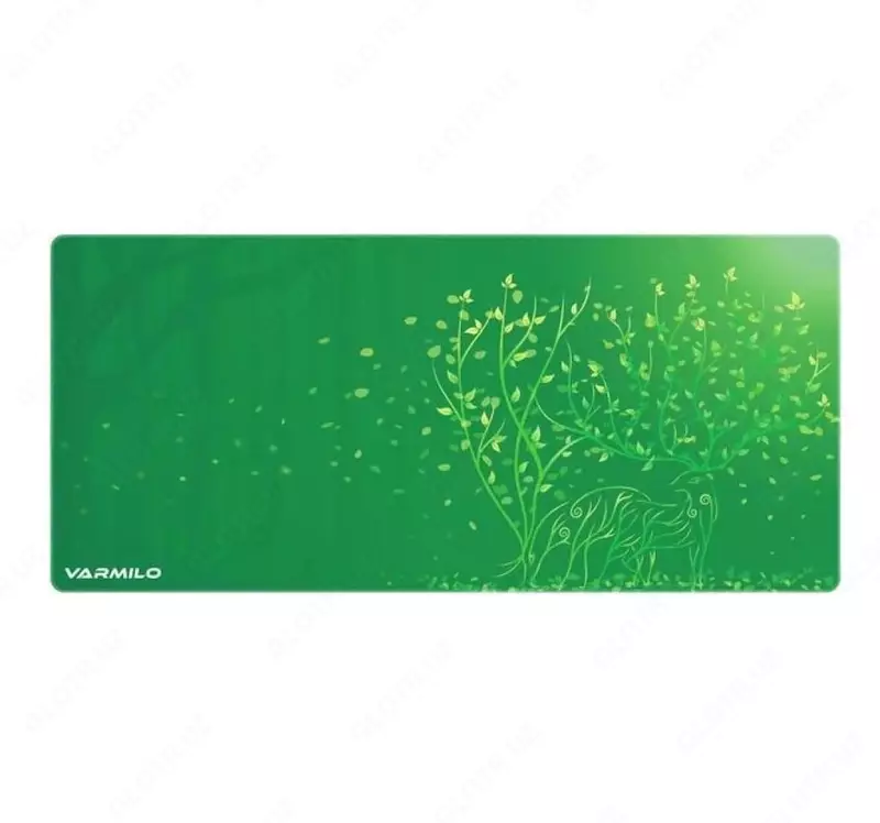 Коврик для мыши "Varmilo" Forest Fairy XL 900 х 400 х 3 мм (Арт. - ZDB002-01) Зеленый/декор