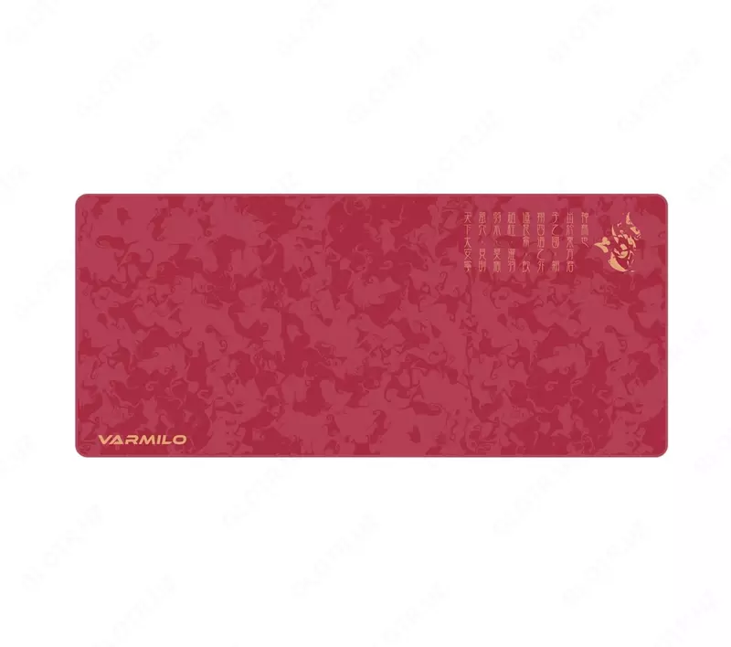 Коврик для мыши "Varmilo" Phoenix XL 900 х 400 х 3 мм (Арт. - ZDB037-01) Красный/декор