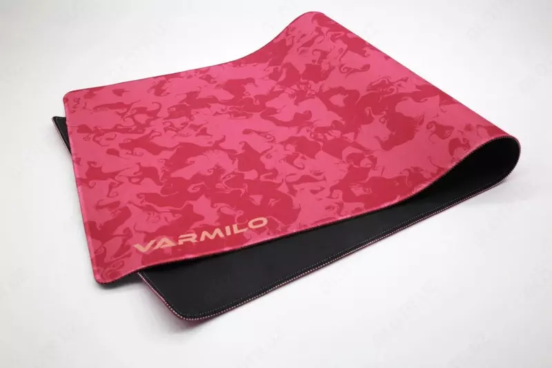 Коврик для мыши "Varmilo" Phoenix XL 900 х 400 х 3 мм (Арт. - ZDB037-01) Красный/декор