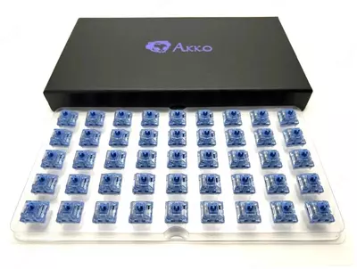 Набор механических переключателей "Akko" CS Ocean Blue Switch, 45 шт. (Арт. - ASWITCHES_AOB) Синий