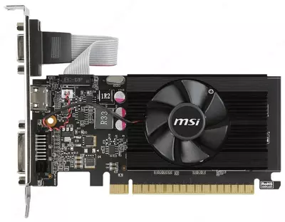 Графическая Видеокарта "MSI" GeForce GT 710, 954Mhz (Арт. - GT_710_1GD3H_LP)