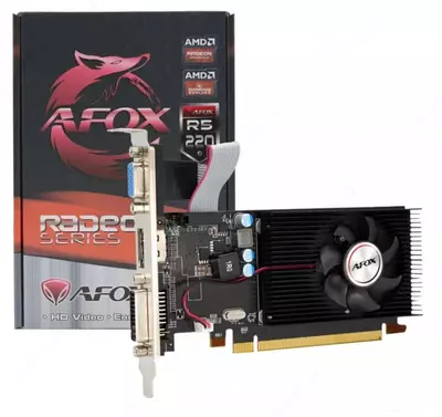 Графическая Видеокарта "AFOX" Radeon R5 220, 2GB (Арт. - AFR5220-2048D3L4)