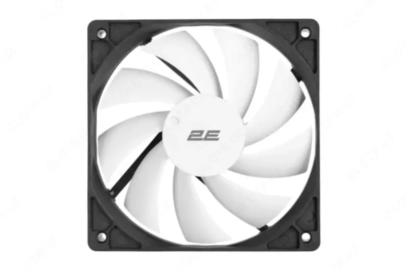 Корпусной вентилятор "2E" OEM F120-S, 120 мм (Арт. - 2E-F120-S) Белый/черный