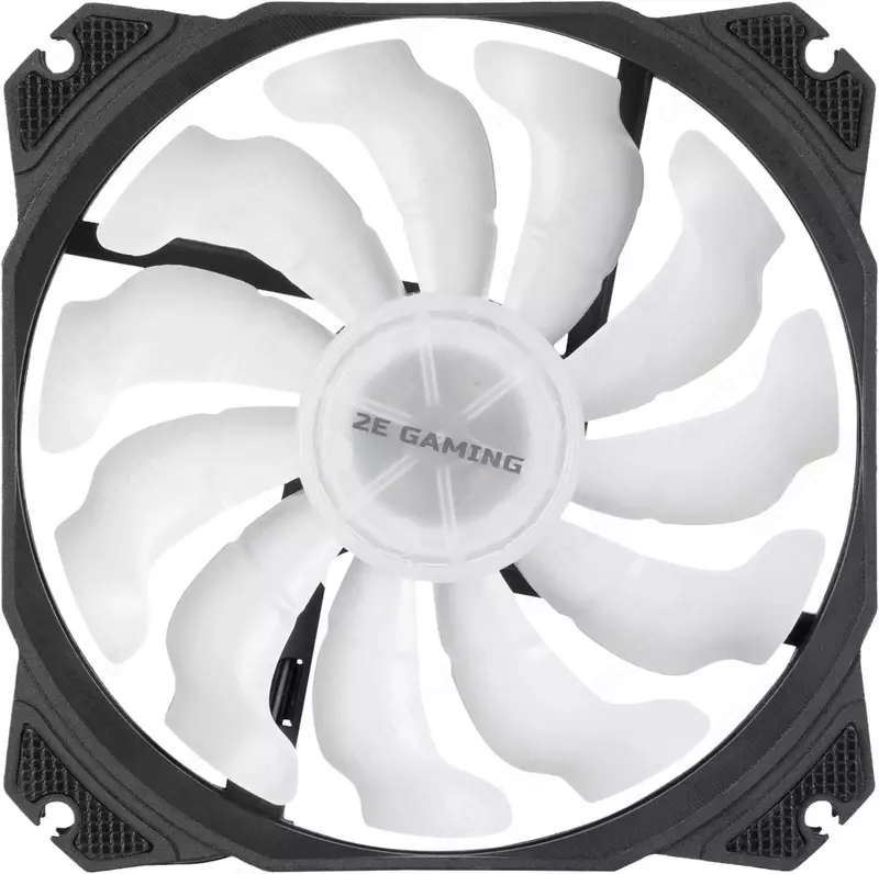 Корпусной вентилятор "2E GAMING" ACF120PW-RGB, 120 мм (Арт. - 2E-ACF120PW-RGB) Белый/черный