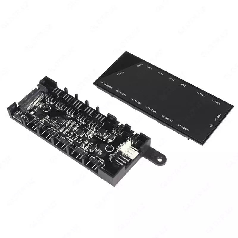 Контроллер для вентиляторов "Gamemax" PWM+ARGB V2.0 (Арт. - ARGBHUB2.0)