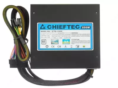 Блок питания "Chieftec" RETAIL A-80 CTG-550C, 550W (Арт. - CTG-550C) Черный