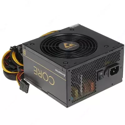 Quvvat manbai "Chieftec" RETAIL Core BBS-600S, 600W (Art. - BBS-600S) Qora