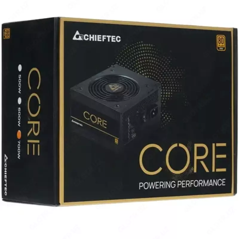 Quvvat manbai "Chieftec" RETAIL Core BBS-700S, 700W (Art. - BBS-700S) Qora