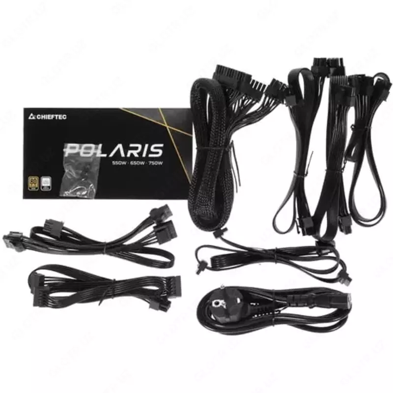 Quvvat manbai "Chieftec" RETAIL Polaris PPS-650FC, 650W (Art. - PPS-650FC) Qora