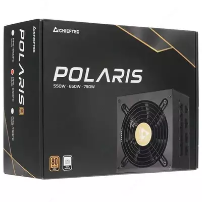 Блок питания "Chieftec" RETAIL Polaris PPS-650FC, 650W (Арт. - PPS-650FC) Черный
