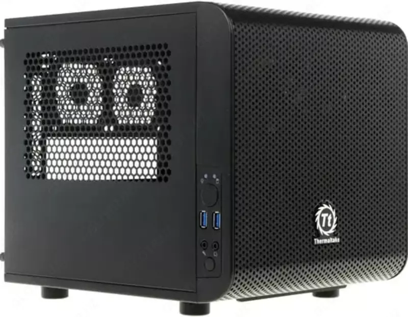 Корпус "Thermaltake" Core V1 (Арт. - CA-1B8-00S1WN-00) Черный