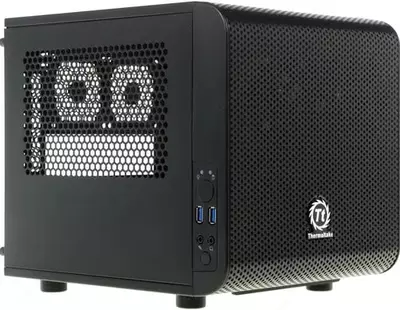 Корпус "Thermaltake" Core V1 (Арт. - CA-1B8-00S1WN-00) Черный