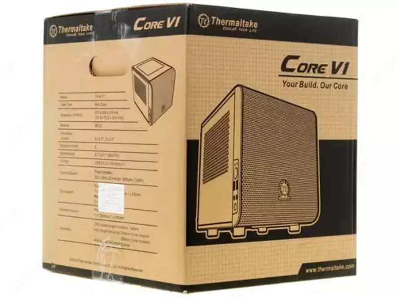 Корпус "Thermaltake" Core V1 (Арт. - CA-1B8-00S1WN-00) Черный