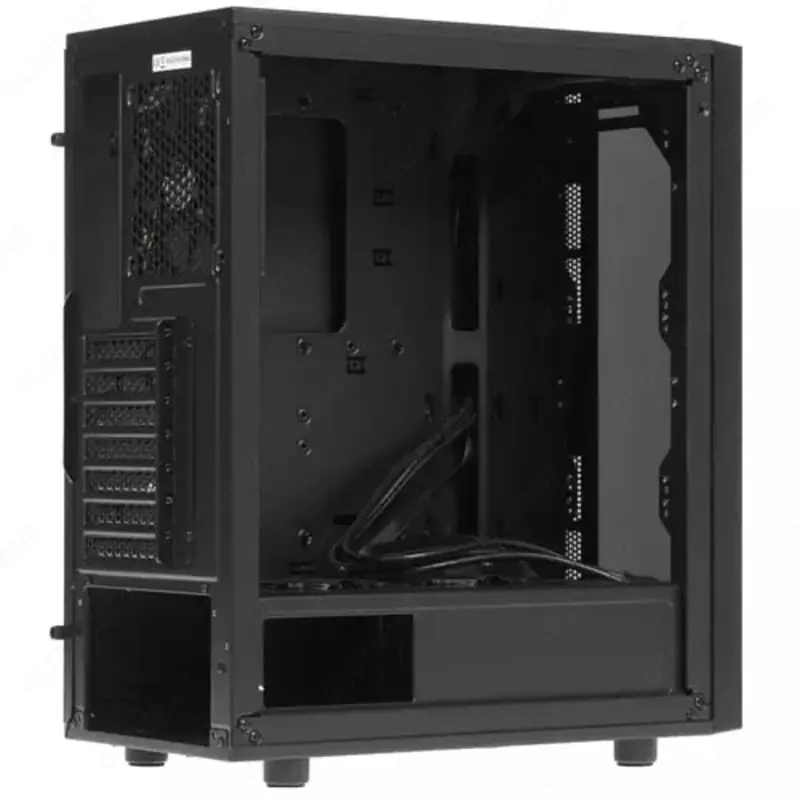 "Thermaltake" Versa J25 TG korpusi (Art. № - CA-1L8-00M1WN-00) Qora