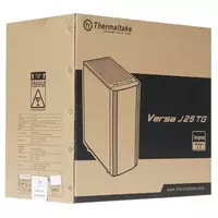 "Thermaltake" Versa J25 TG korpusi (Art. № - CA-1L8-00M1WN-00) Qora Chakana savdo