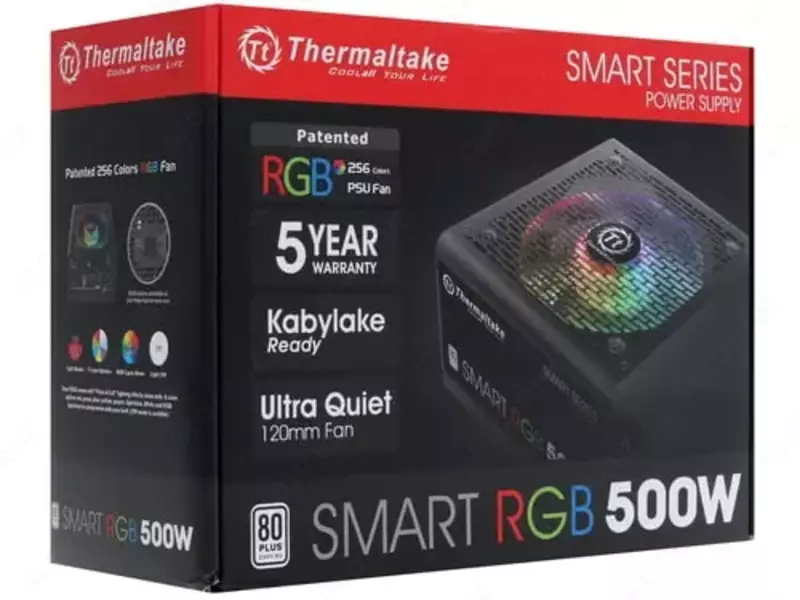  Блок питания Thermaltake Smart RGB  500W (Арт. - PS-SPR-0500NHSAWE-1) Черный Только в розницу