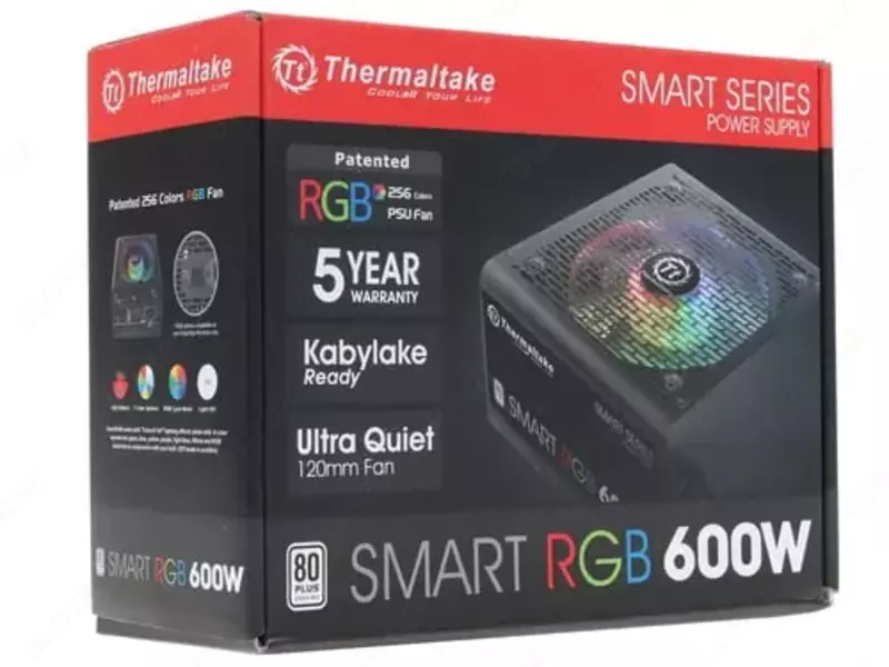  Блок питания Thermaltake Smart RGB  600W (Арт. - PS-SPR-0600NHSAWE-1) Черный Только в розницу
