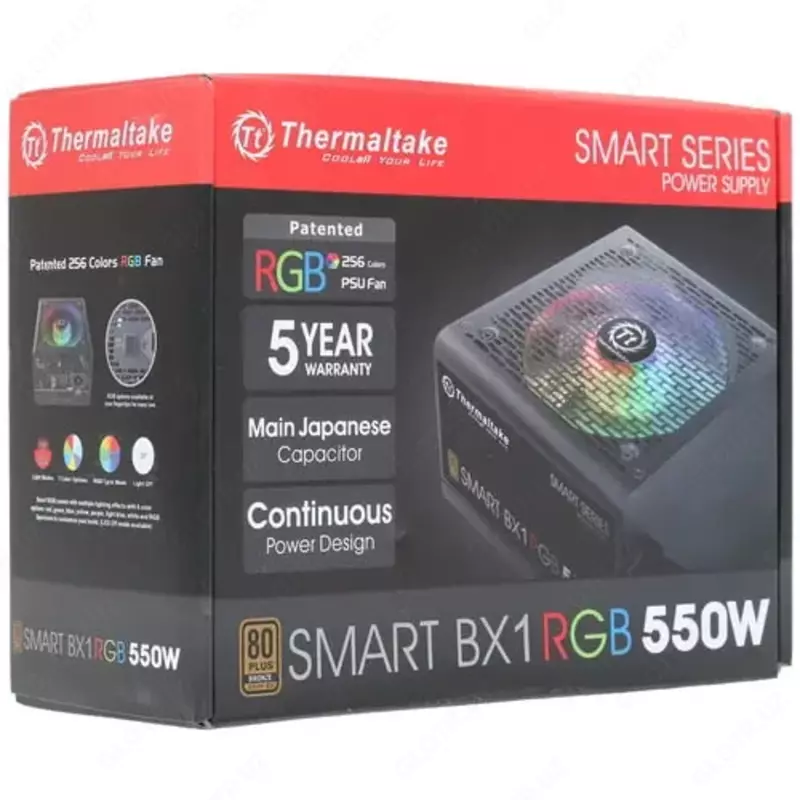  Блок питания Thermaltake Smart BX1 RGB  550W (Арт. - PS-SPR-0550NHSABE-1) Черный Только в розницу