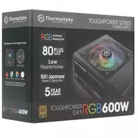  Блок питания Thermaltake Toughpower GX1 RGB  600W (Арт. - PS-TPD-0600NHFAGE-1) Черный Только в розницу