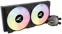  Zalman suyuq sovutish tizimi ALPHA 28  ARGB  2x140 mm (Art. - ALPHA28Black) Qora - 
