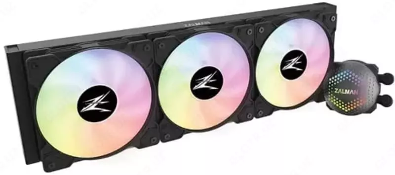  Zalman suyuq sovutish tizimi ALPHA 36  ARGB  3x120 mm (Art. - ALPHA36Black) Qora - 