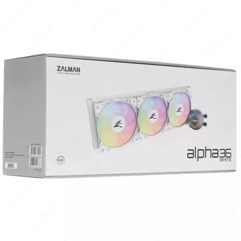  Suyuq sovutish tizimi Zalman ALPHA 36  ARGB  3x120 mm (Art. - ALPHA36White) Oq Chakana savdo
