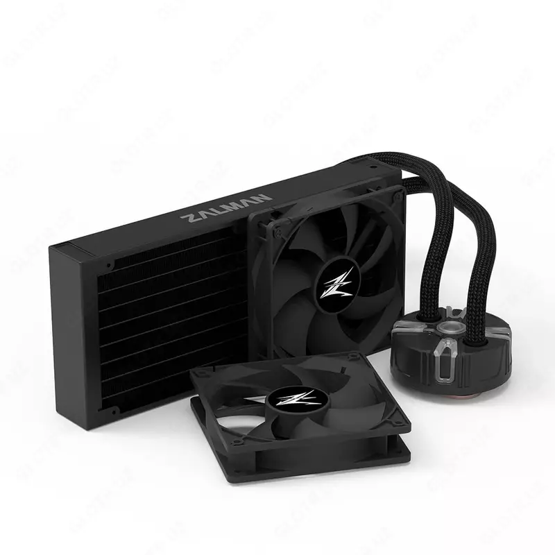 Система жидкостного охлаждения "Zalman" Reserator 5 Z24, ARGB, 2х120 мм (Арт. - RESERATOR5Z24BLACK-1700) Черный