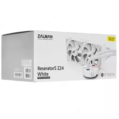 Система жидкостного охлаждения "Zalman" Reserator 5 Z24, ARGB, 2х120 мм (Арт. - RESERATOR5Z24WHITE-1700) Белый