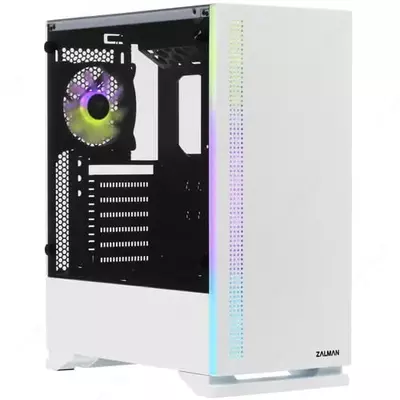 Корпус ПК "Zalman" S5, RGB (Арт. - S5WHITE) Белый