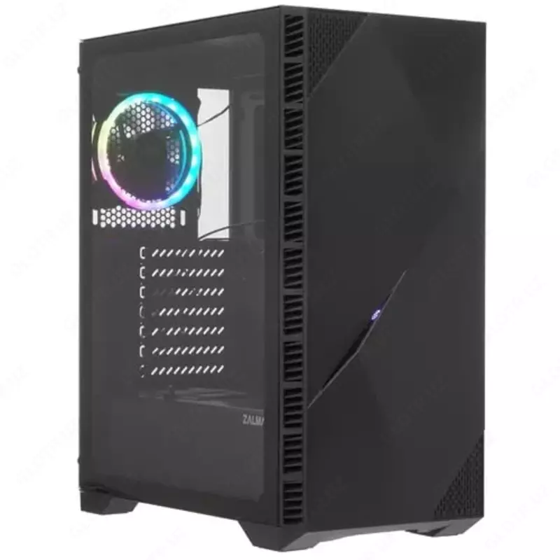 Корпус ПК "Zalman" Z3 Iceberg, АRGB (Арт. - Z3ICEBERGBLACK) Черный