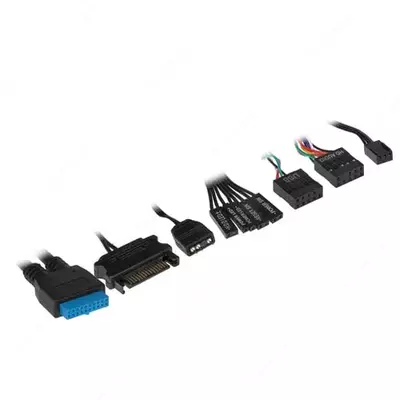 Kompyuter korpusi "Zalman" Z3 Iceberg, ARGB (Art. - Z3ICEBERGBLACK) Qora