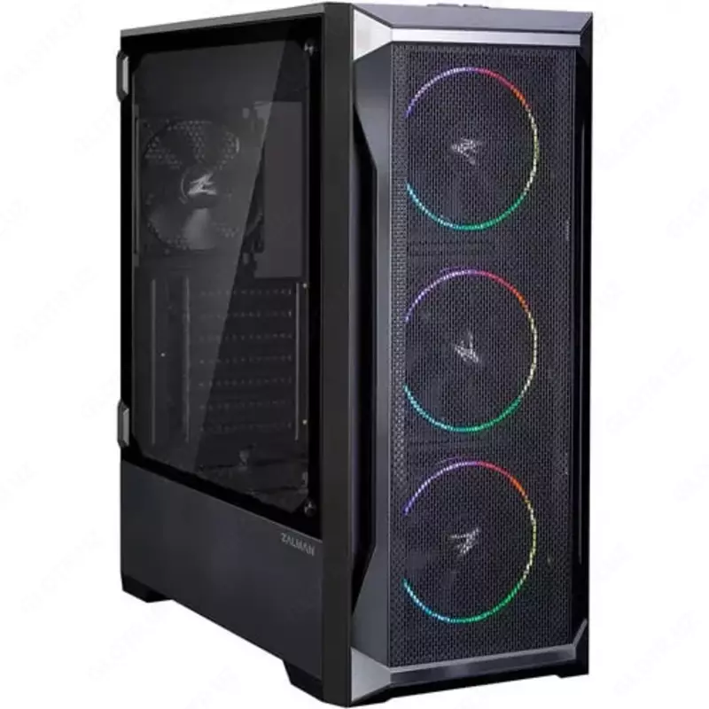 Корпус ПК "Zalman" Z8 MS, RGB (Арт. - Z8MS В) Черный