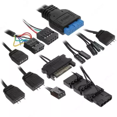 Корпус ПК "Zalman" Z8 MS, RGB (Арт. - Z8MS В) Черный