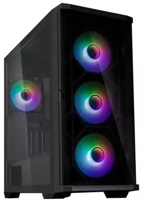 Kompyuter korpusi "Zalman" Z10 Duo, RGB (Art. - Z10DUO) Qora