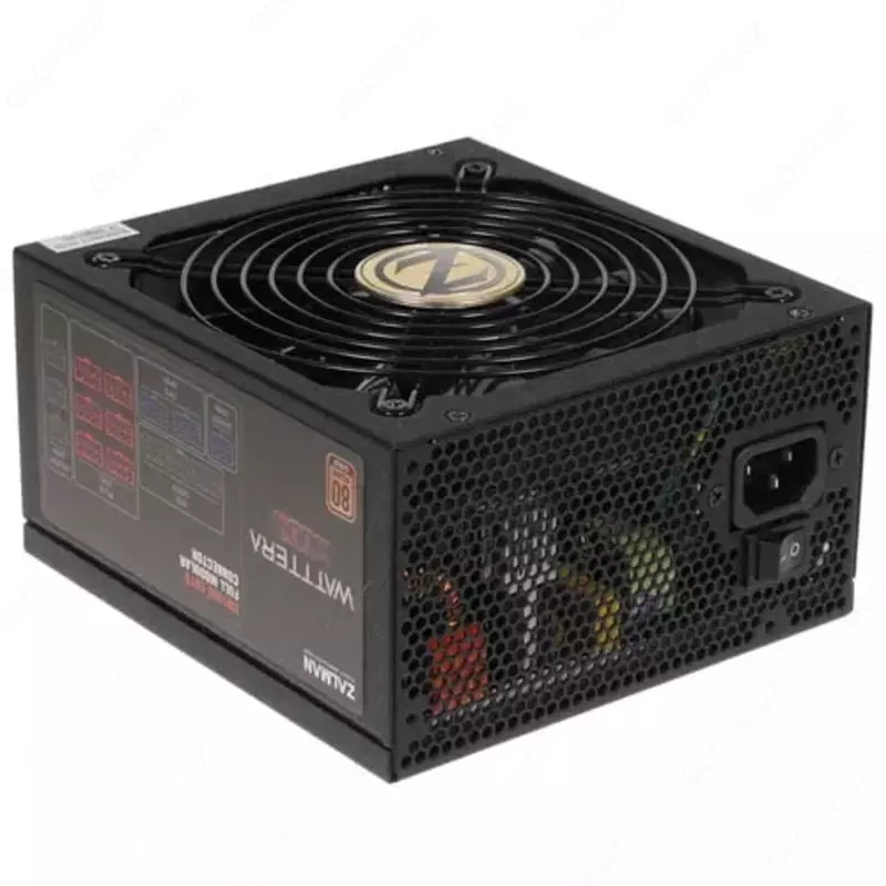 Elektr ta'minoti "Zalman" Wattera ZM1000-EBTII, 1000 Vt (Art. - ZM1000-EBTII) Qora