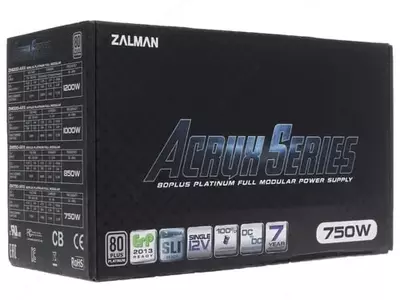 Elektr ta'minoti "Zalman" ZM750-ARX, 750 Vt (Art. - ZM750-ARX) Qora