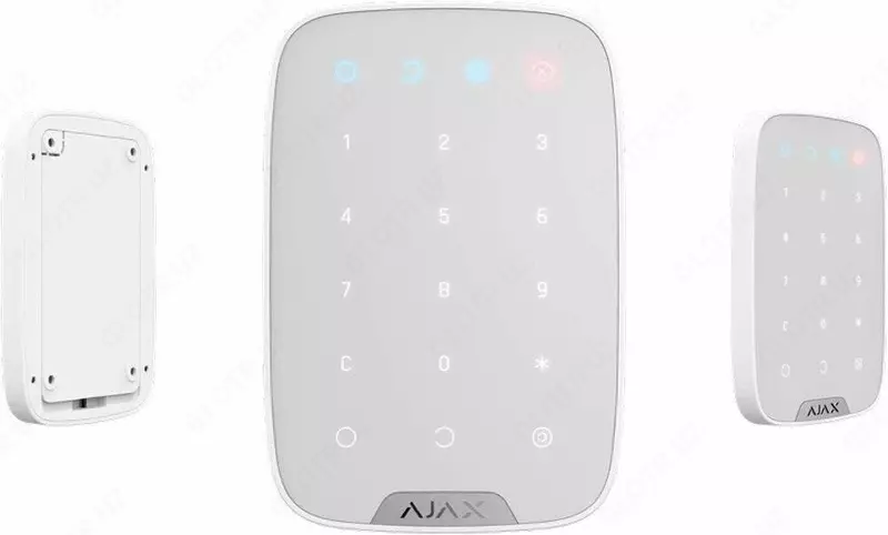 Беспроводная сенсорная клавиатура управления системой безопасности "Ajax" Keypad (Арт. - 8706.12.WH1) Белый