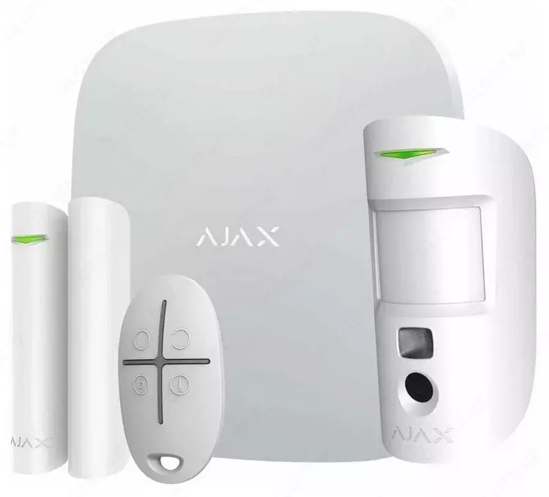 Комплект охранной сигнализации "Ajax" StarterKit Cam Plus (Арт. - 20294.66.WH1) Белый