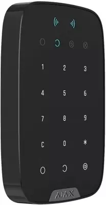 Беспроводная сенсорная клавиатура управления системой безопасности "Ajax" Keypad Plus 8EU (Арт. - 26077.83.BL1) Черный