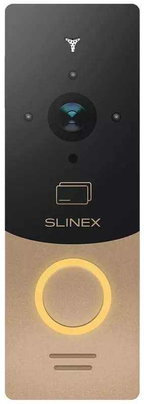 Вызывная панель для домофона Slinex ML-20CRHD (Арт. - ML-20CRHD_s+b) Черная/Золотистая