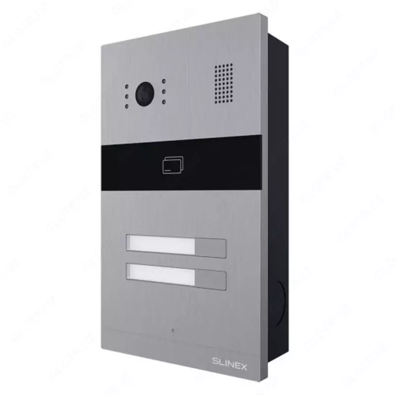  Вызывная панель для домофона Slinex MA-02 IR-CUT (Арт. - MA-02_IR-CUT) Черная/Серебристая - 
