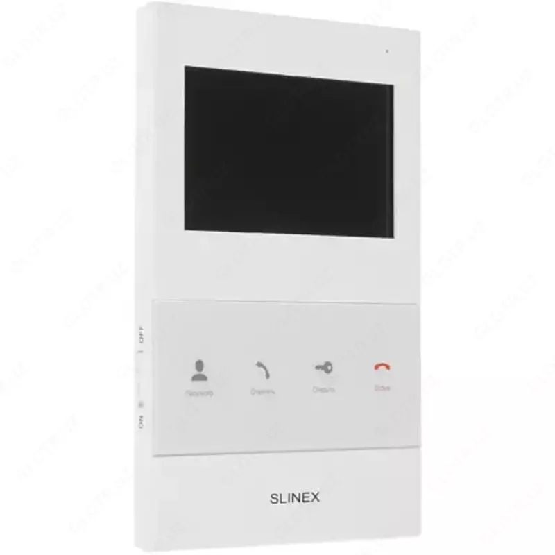 Монитор домофона "Slinex" SQ-04 + Вызывная панель ML-16НR (Арт. - SQ-04_W+ML-15HR_G)