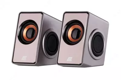 Акустическая система (Колонки) "2E" PCS204, 2.0, USB (Арт. - 2E-PCS204SV) Серебристая